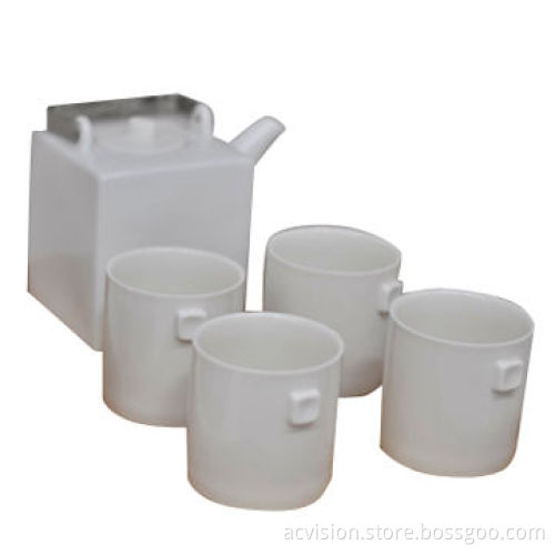 Ceramic Teapot in White